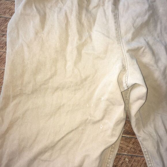 American Eagle relaxed straight 34x34 tan slacks - Picture 5 of 5